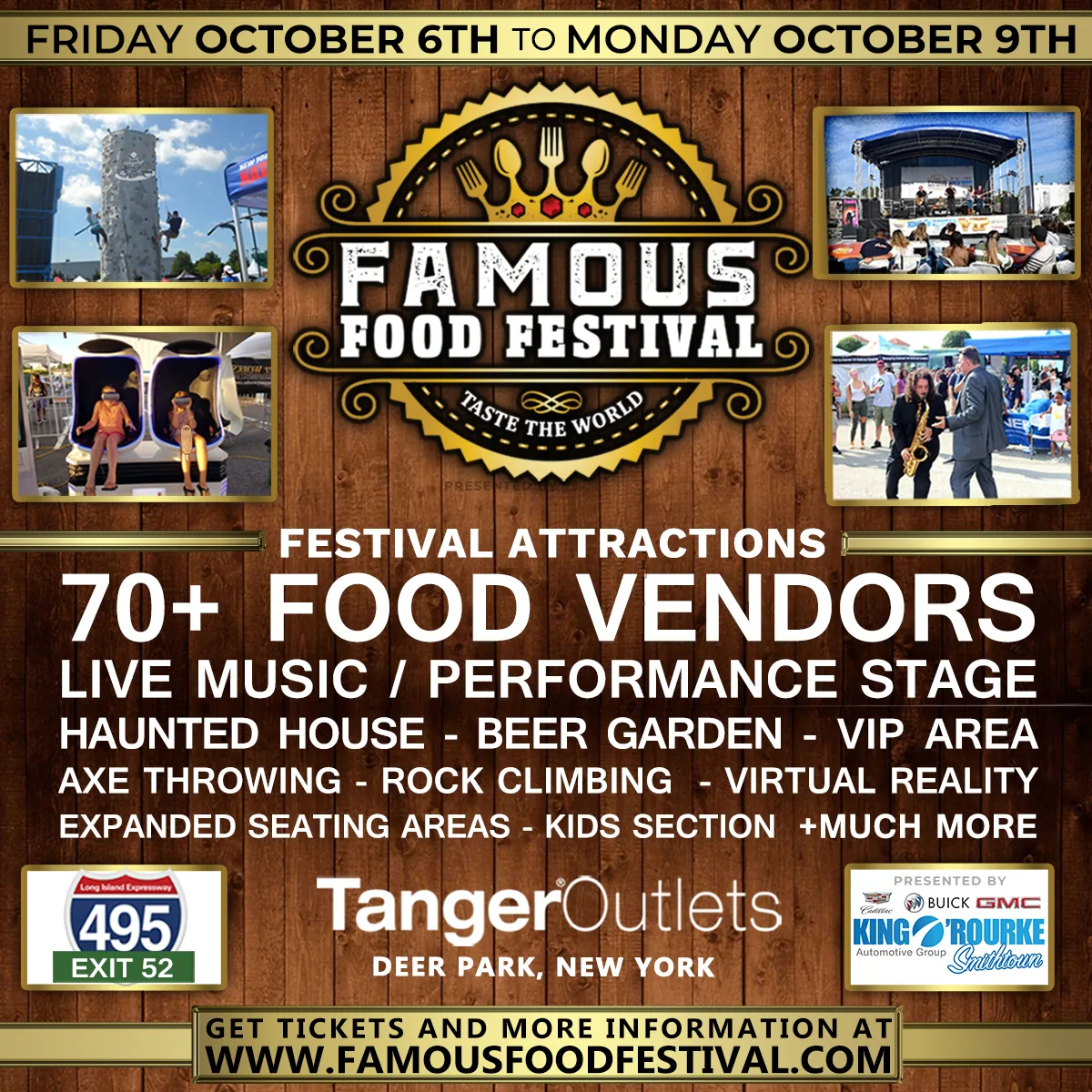 Famous Food Festival in Deer Park , NY - food and drink stalls and crowds (photo 2 of 4)