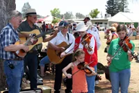 Happy Valley Strawberry Festival in Anderson , CA - food and drink stalls and crowds (photo 2 of 4)