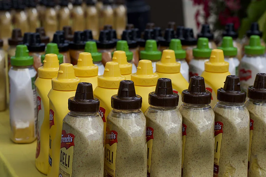 National Mustard Day & Festival in Middleton , WI - food and drink stalls and crowds (photo 2 of 4)