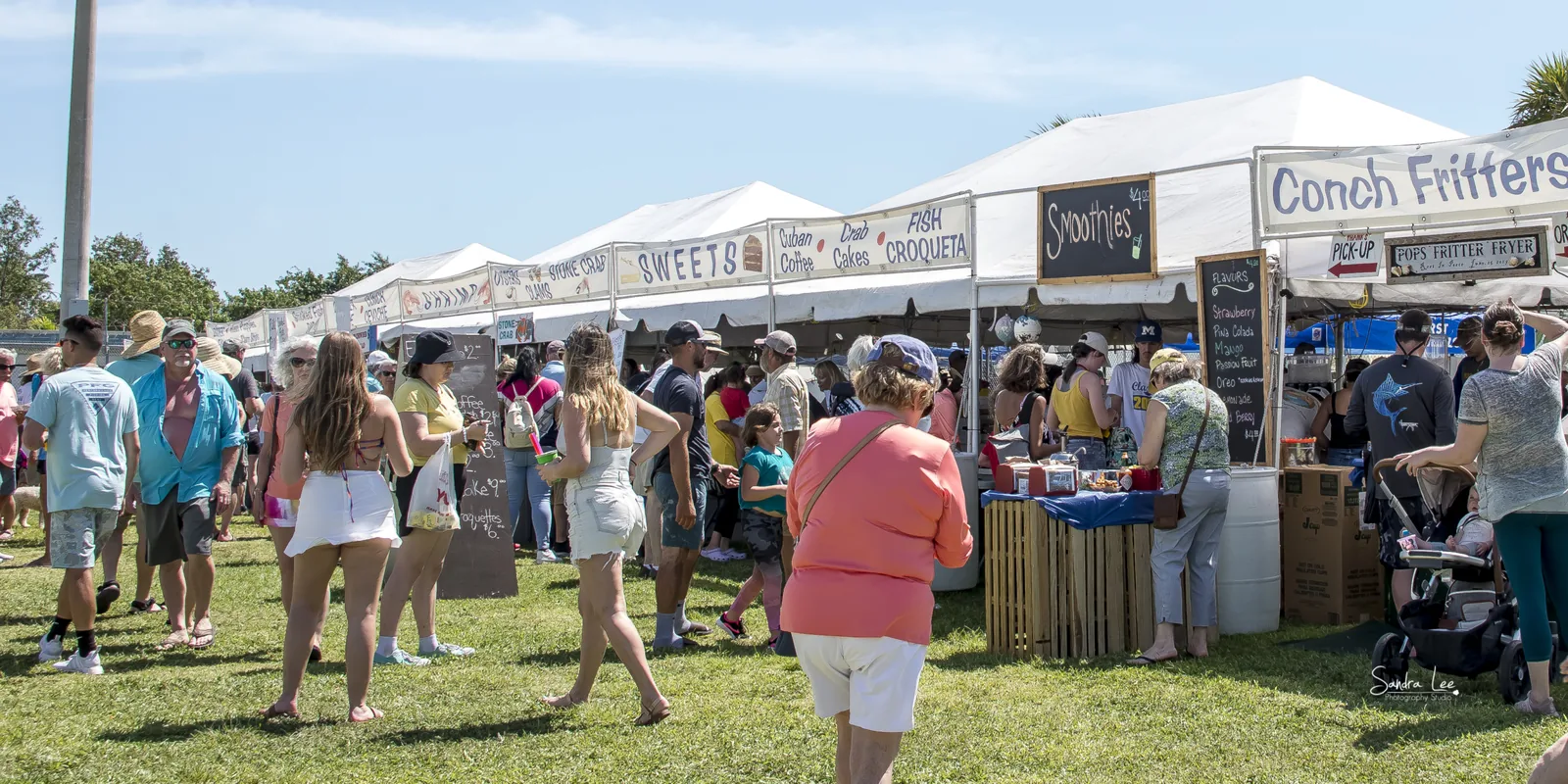 Original Marathon Seafood Festival in Marathon , FL - food and drink stalls and crowds (photo 2 of 4)