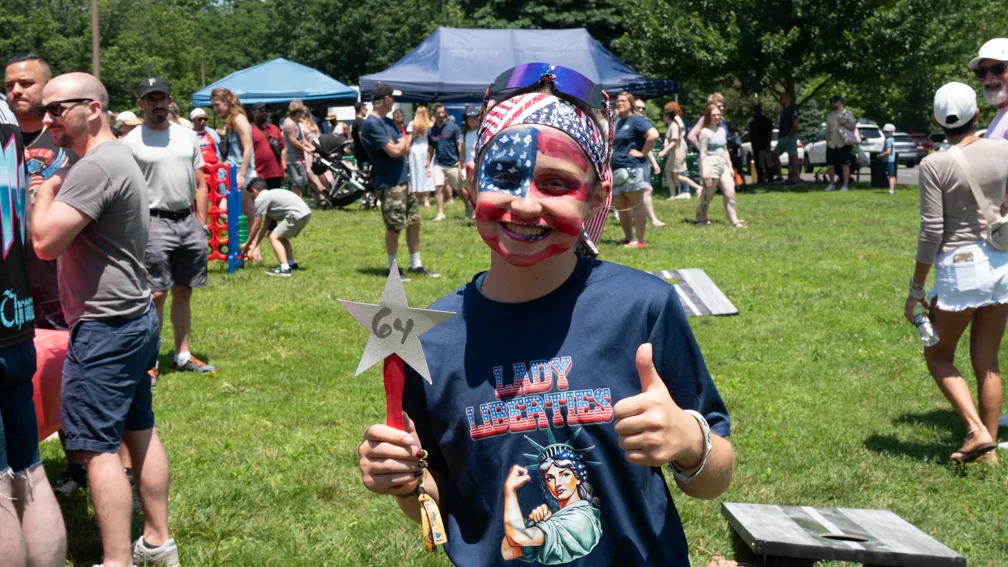 Red, White, and Blueberries BBQ Bash in Lahaska , PA - food and drink stalls and crowds (photo 2 of 4)