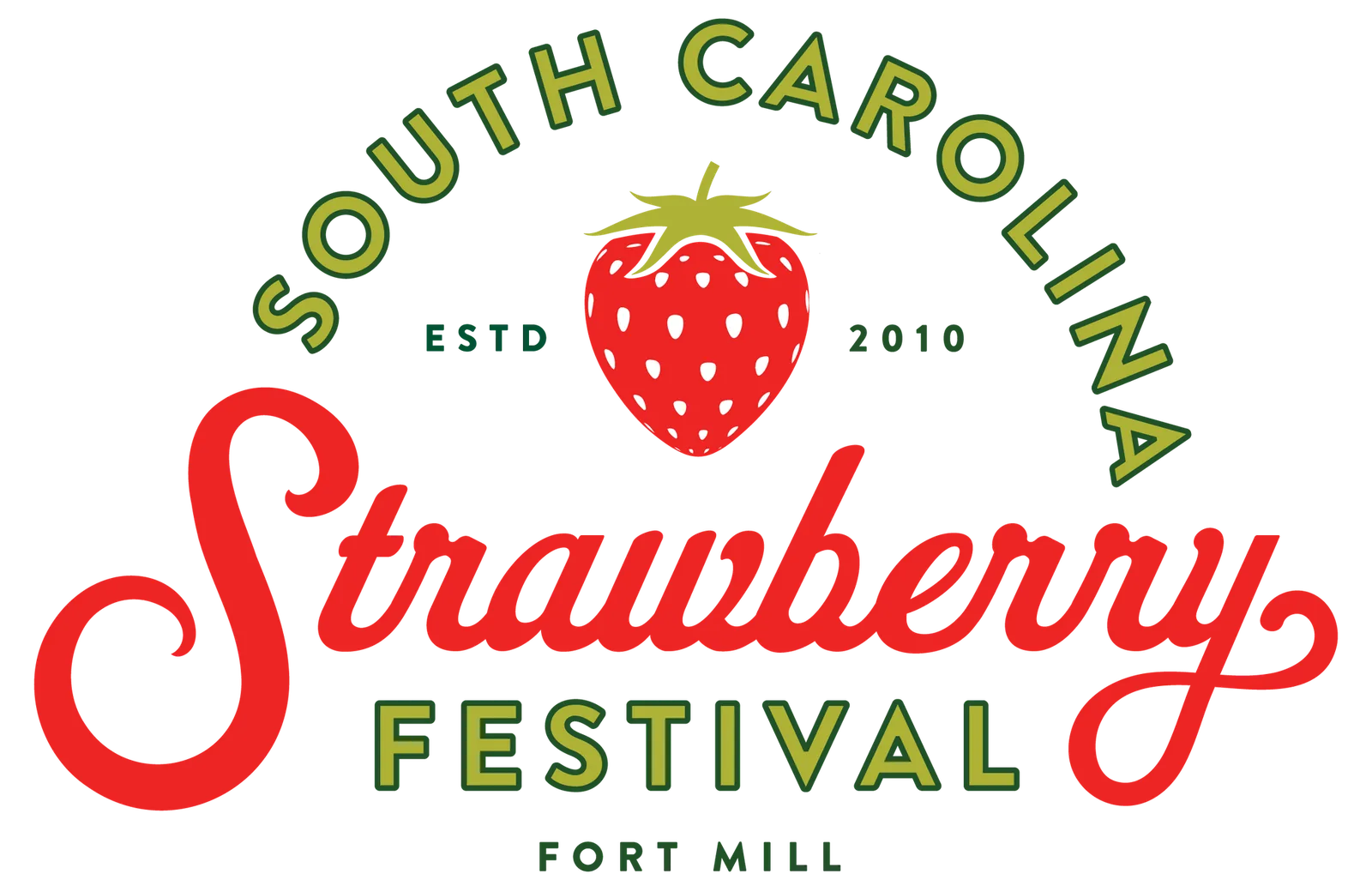 South Carolina Strawberry Festival in Fort Mill, SC - food and drink stalls and crowds (photo 2 of 2)