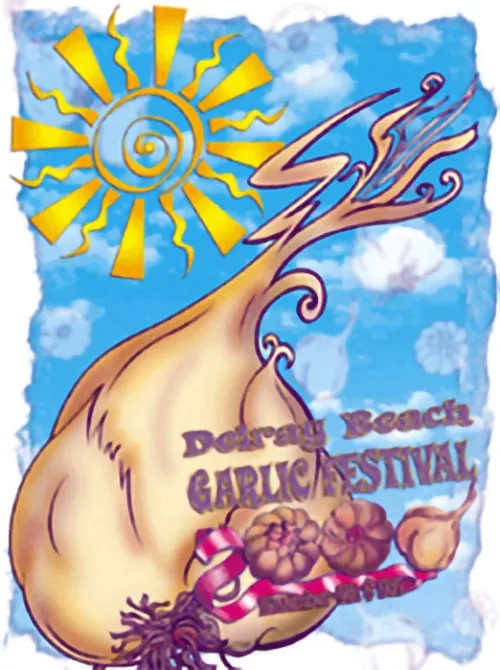 South Florida Garlic Fest in Delray Beach, FL - food and drink stalls and crowds (photo 2 of 4)