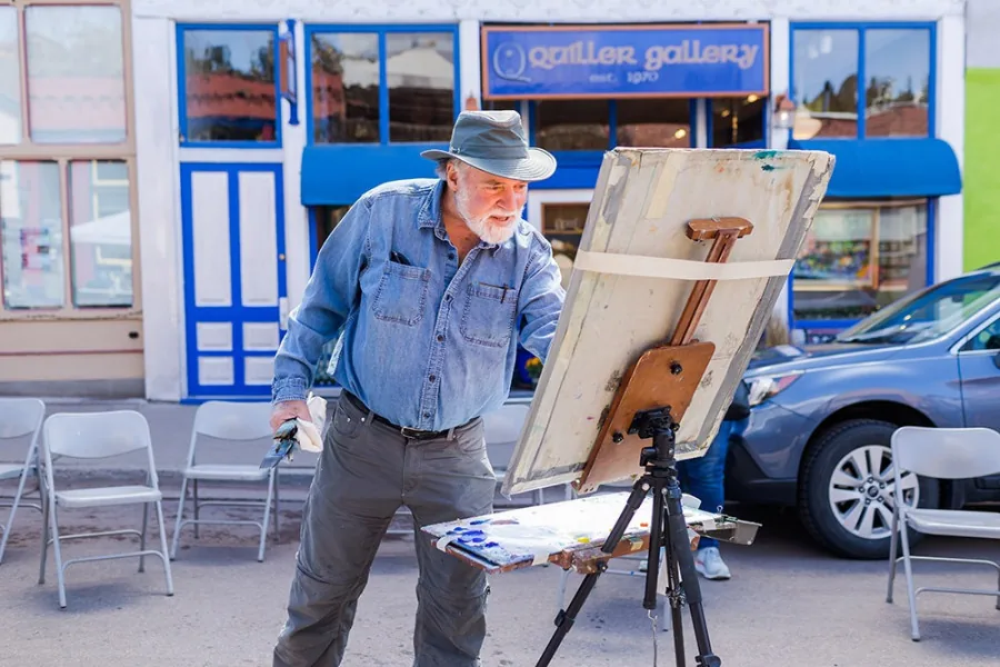 Taste of Creede in Creede, CO - food and drink stalls and crowds (photo 2 of 4)