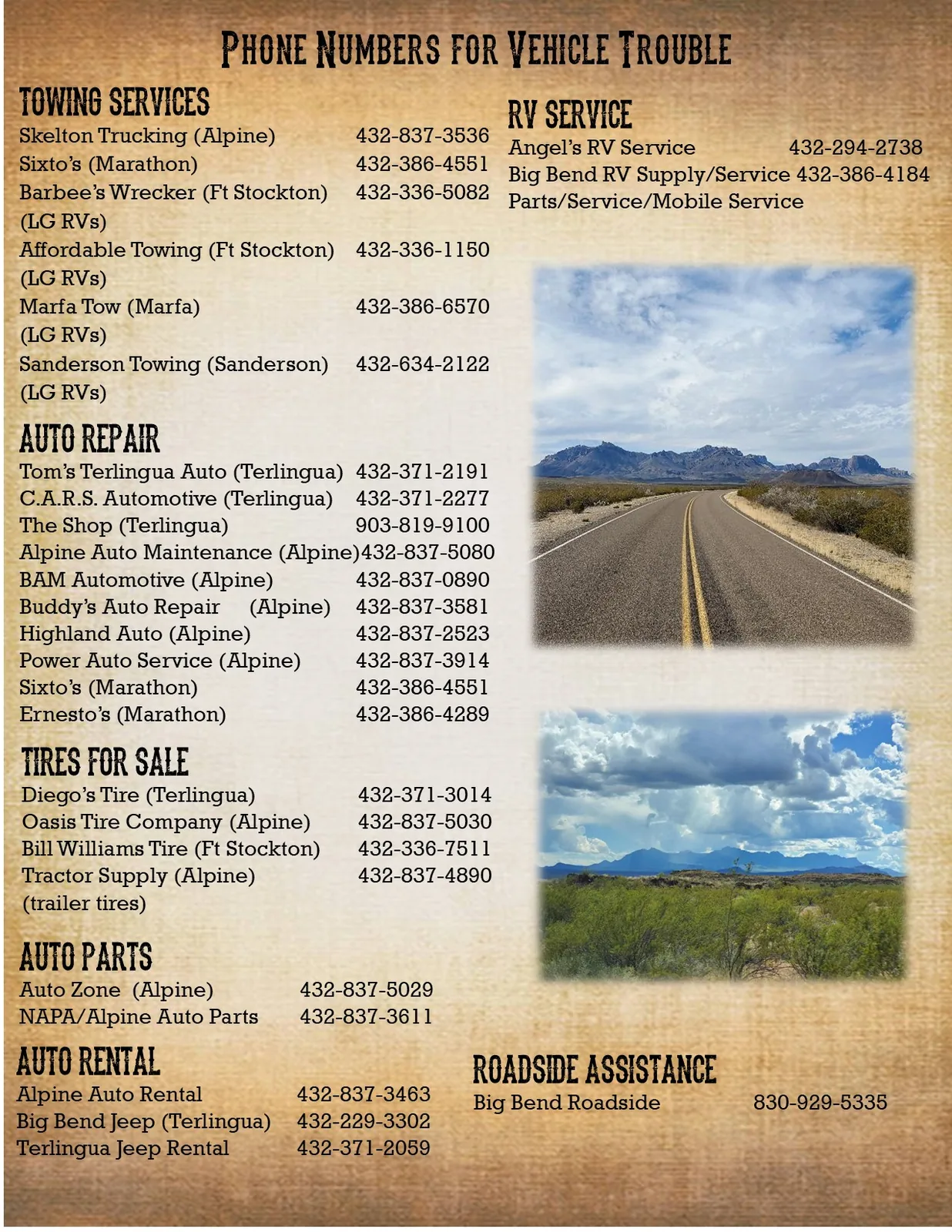 Terlingua International Chili Championship in Terlingua, TX - food and drink stalls and crowds (photo 2 of 2)