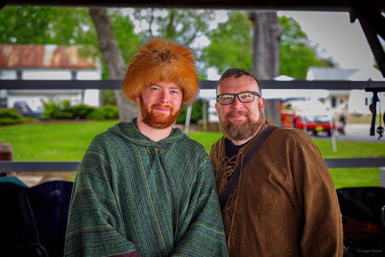 Scene from Ashville Viking Festival
