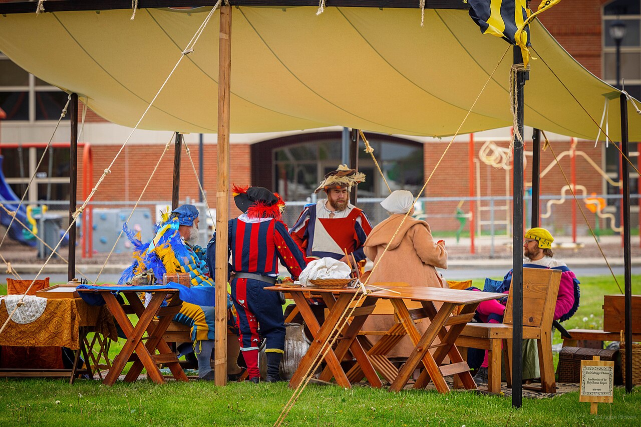 Scene from Ashville Viking Festival