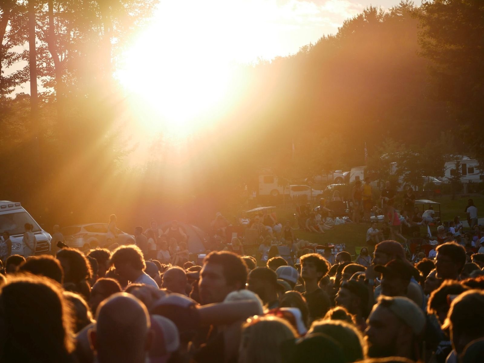 Alive Music Festival crowd in Mineral City (2023)