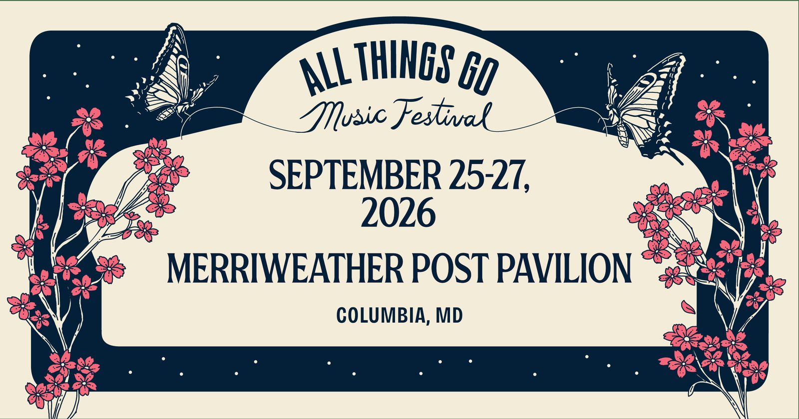 All Things Go Music Festival, official poster and event artwork