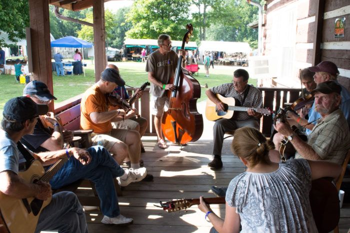 Appalachian String Band Music Festival, official poster and event artwork