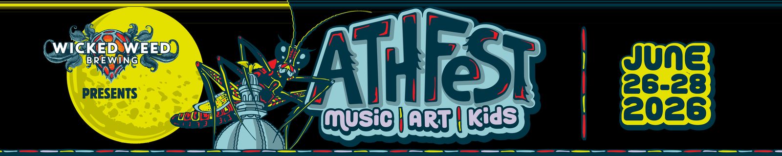 AthFest Music & Arts Festival, official poster and event artwork