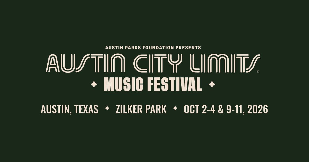Austin City Limits Music Festival, official poster and event artwork
