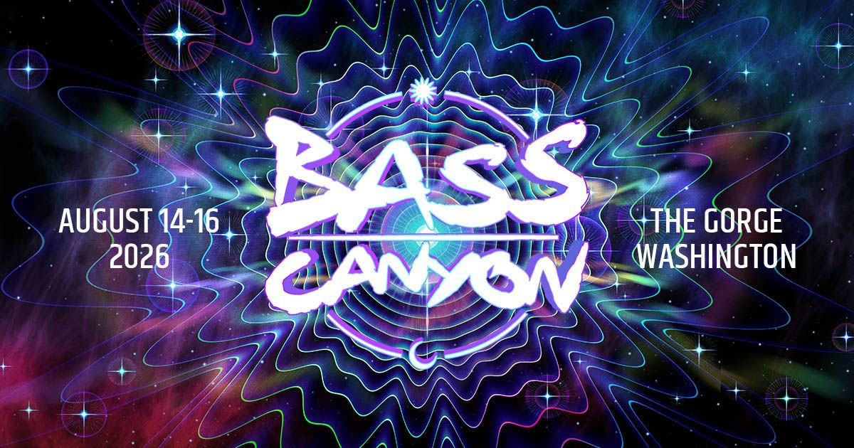 Bass Canyon, official poster and event artwork