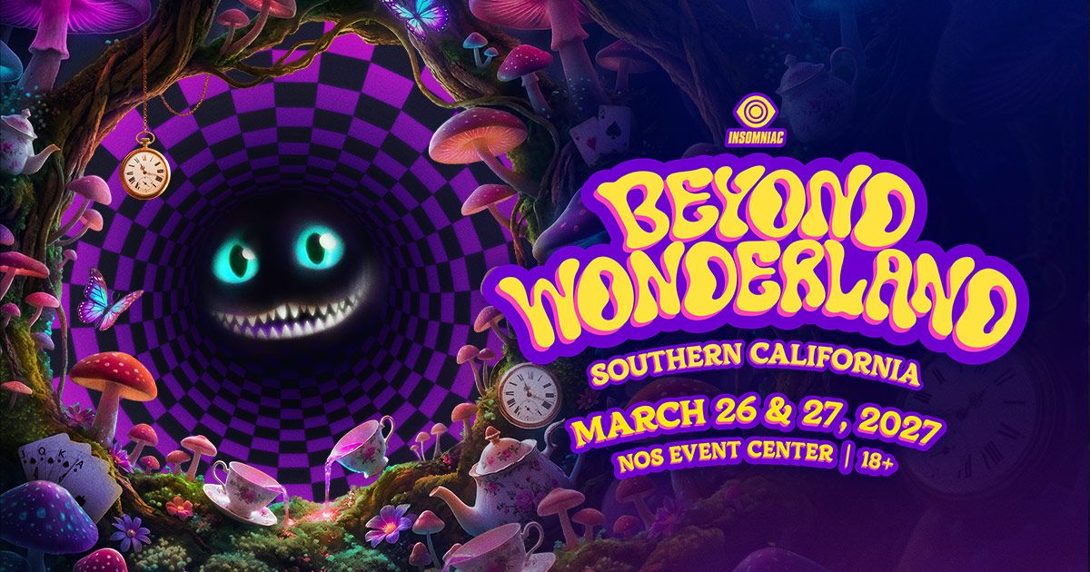Beyond Wonderland SoCal, official poster and event artwork
