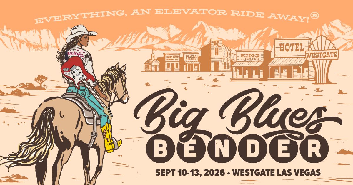 Big Blues Bender, official poster and event artwork