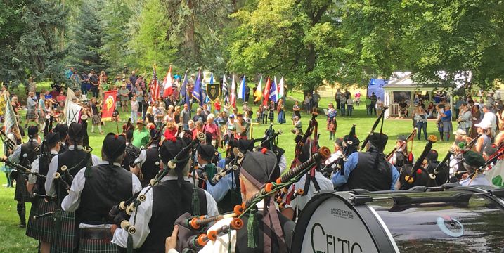Bitterroot Celtic Games & Gathering, official poster and event artwork