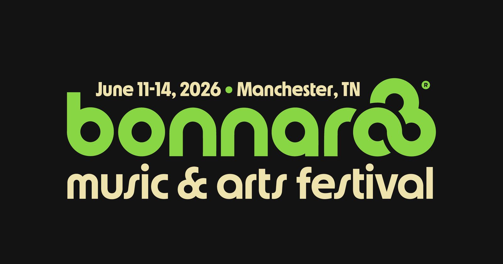 Bonnaroo, official poster and event artwork