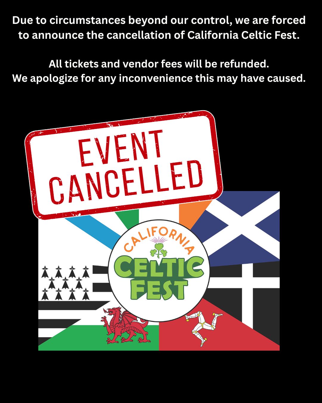 California Celtic Festival, official poster and event artwork