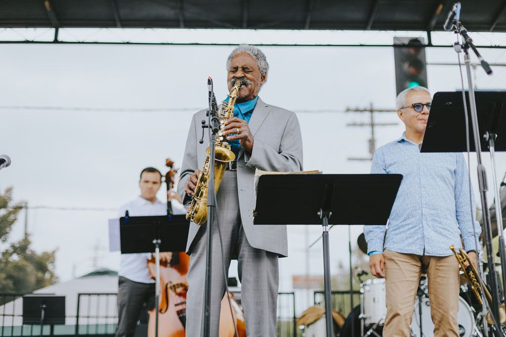 Central Avenue Jazz Festival, official poster and event artwork