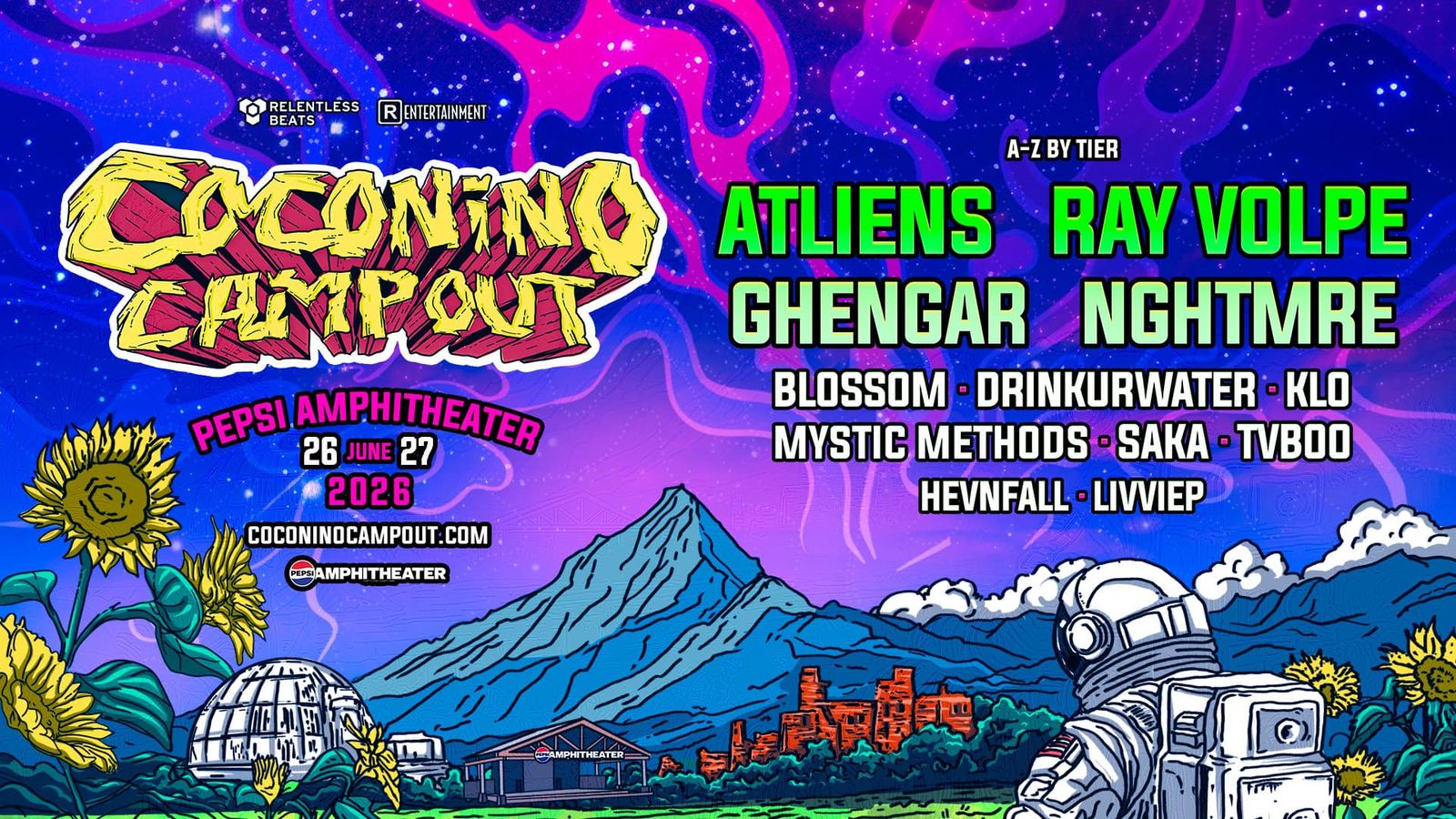 Coconino Campout, official poster and event artwork