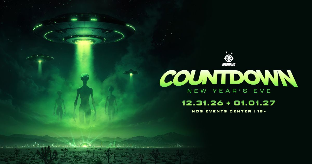 Countdown NYE, official poster and event artwork