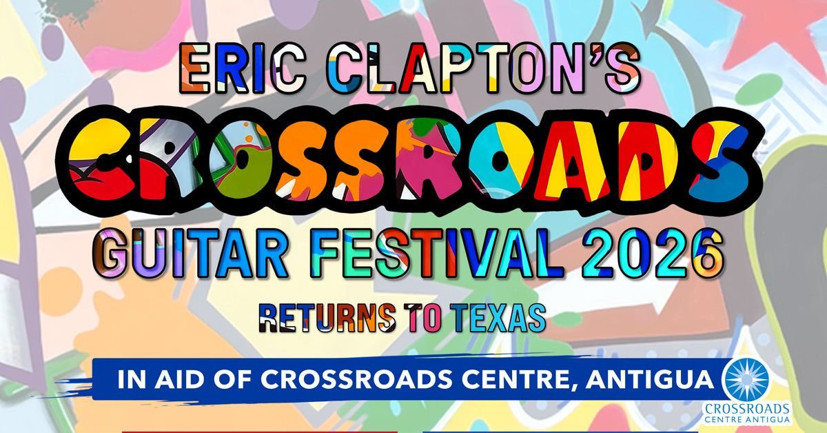 Eric Clapton's Crossroads Guitar Festival — official poster and event artwork