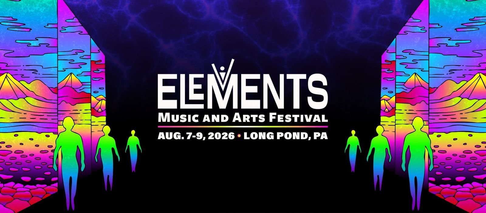 Elements Music & Arts Festival — official poster and event artwork