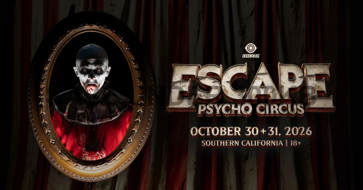 Escape Halloween, official poster and event artwork