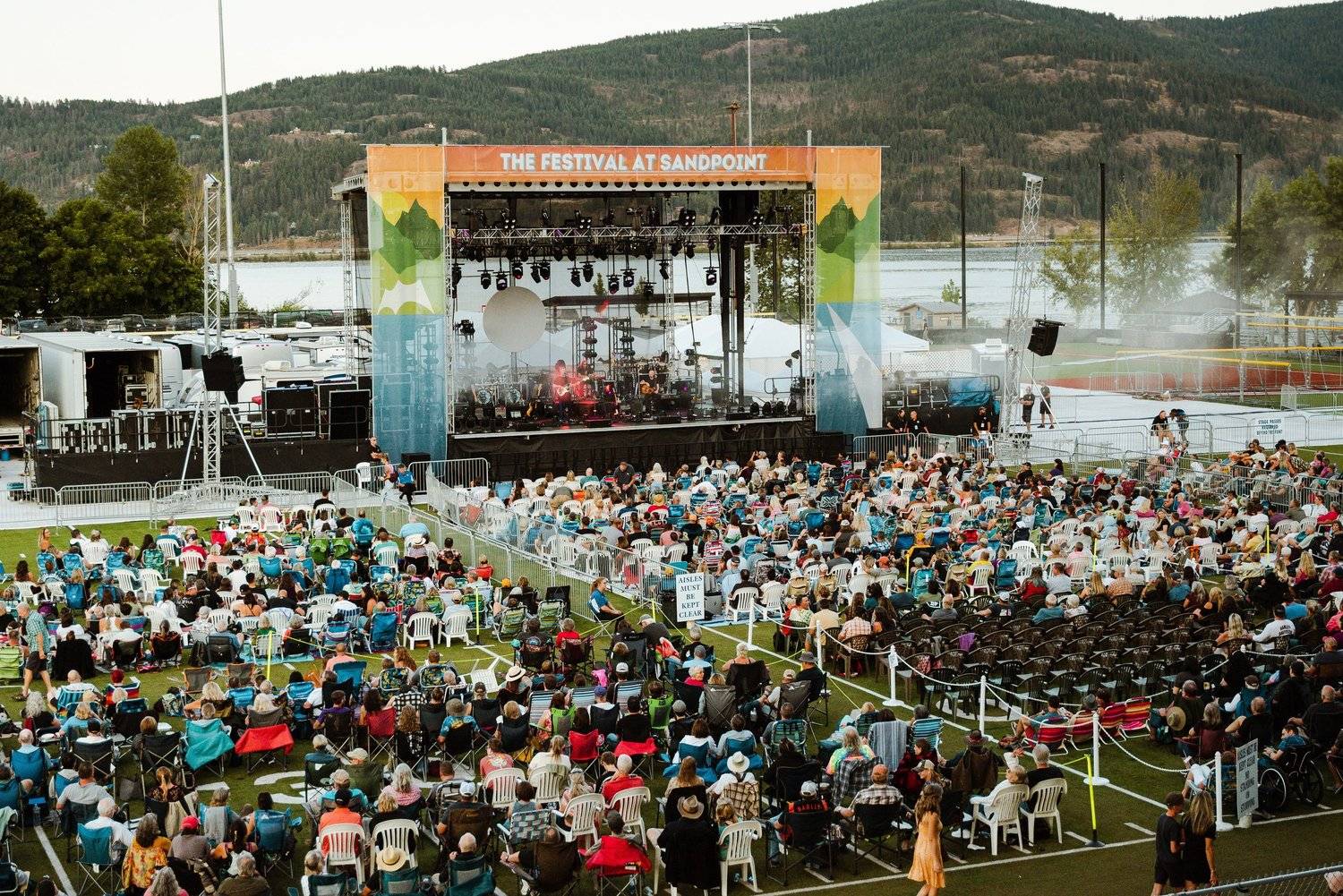 Festival at Sandpoint, official poster and event artwork