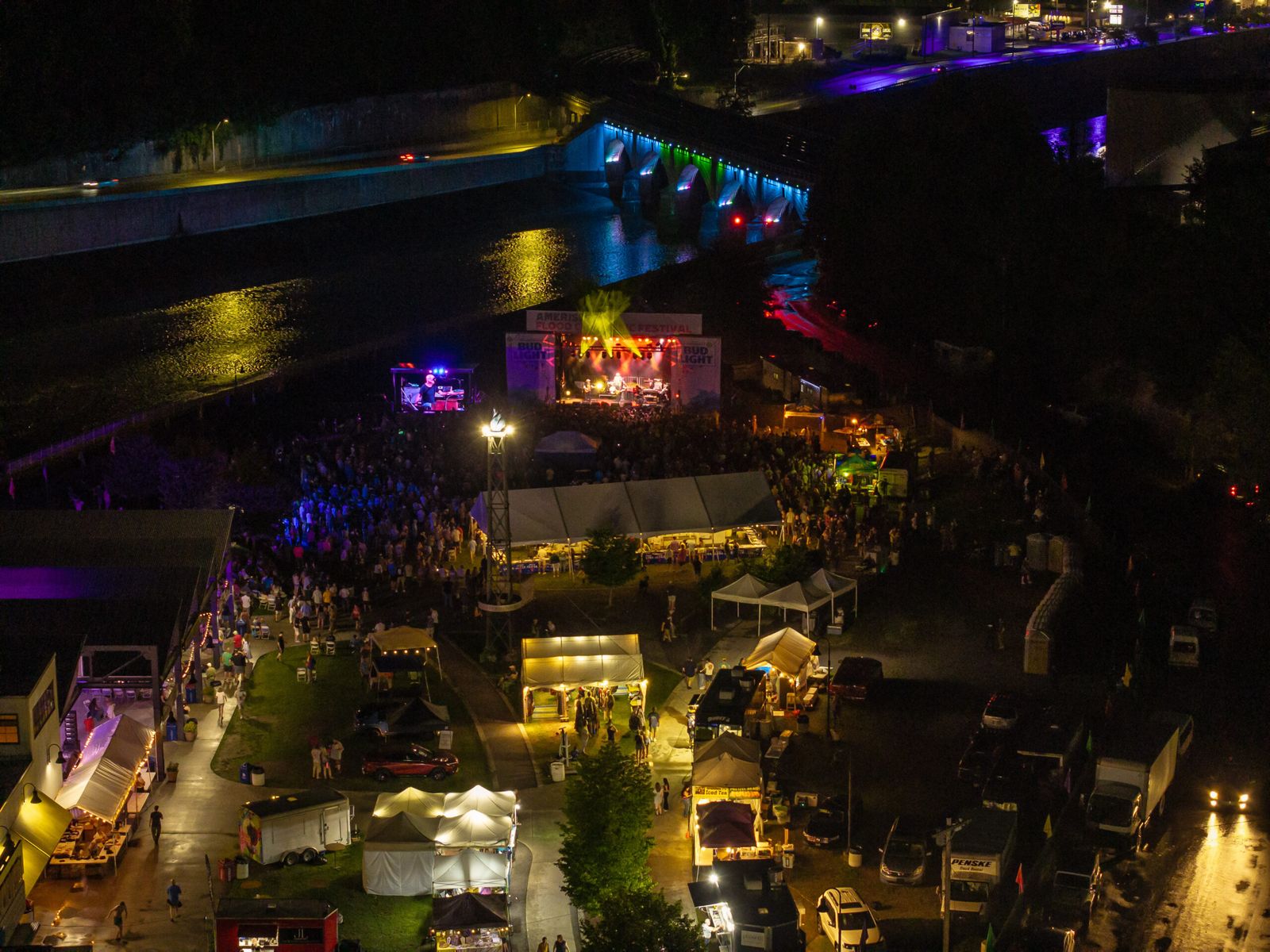 AmeriServ Flood City Music Festival, official poster and event artwork
