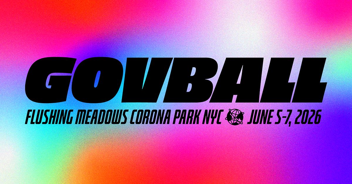 The Governors Ball, official poster and event artwork