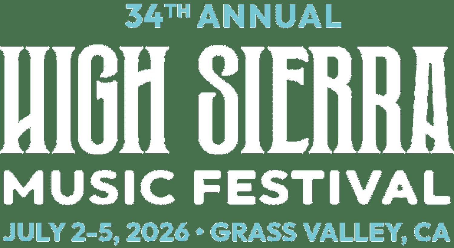 High Sierra Music Festival — official poster and event artwork