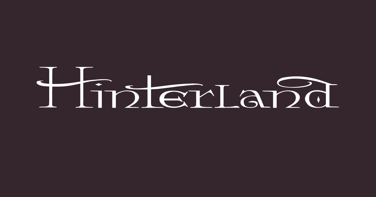 Hinterland Music Festival, official poster and event artwork
