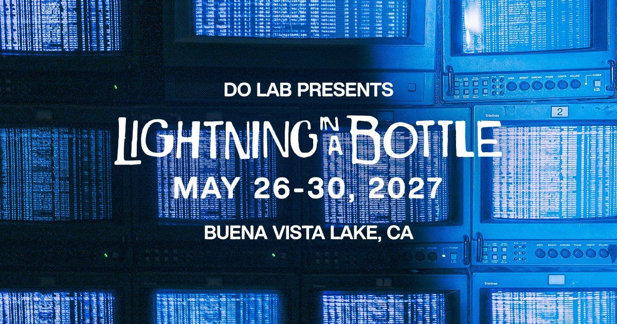 Lightning in a Bottle, official poster and event artwork