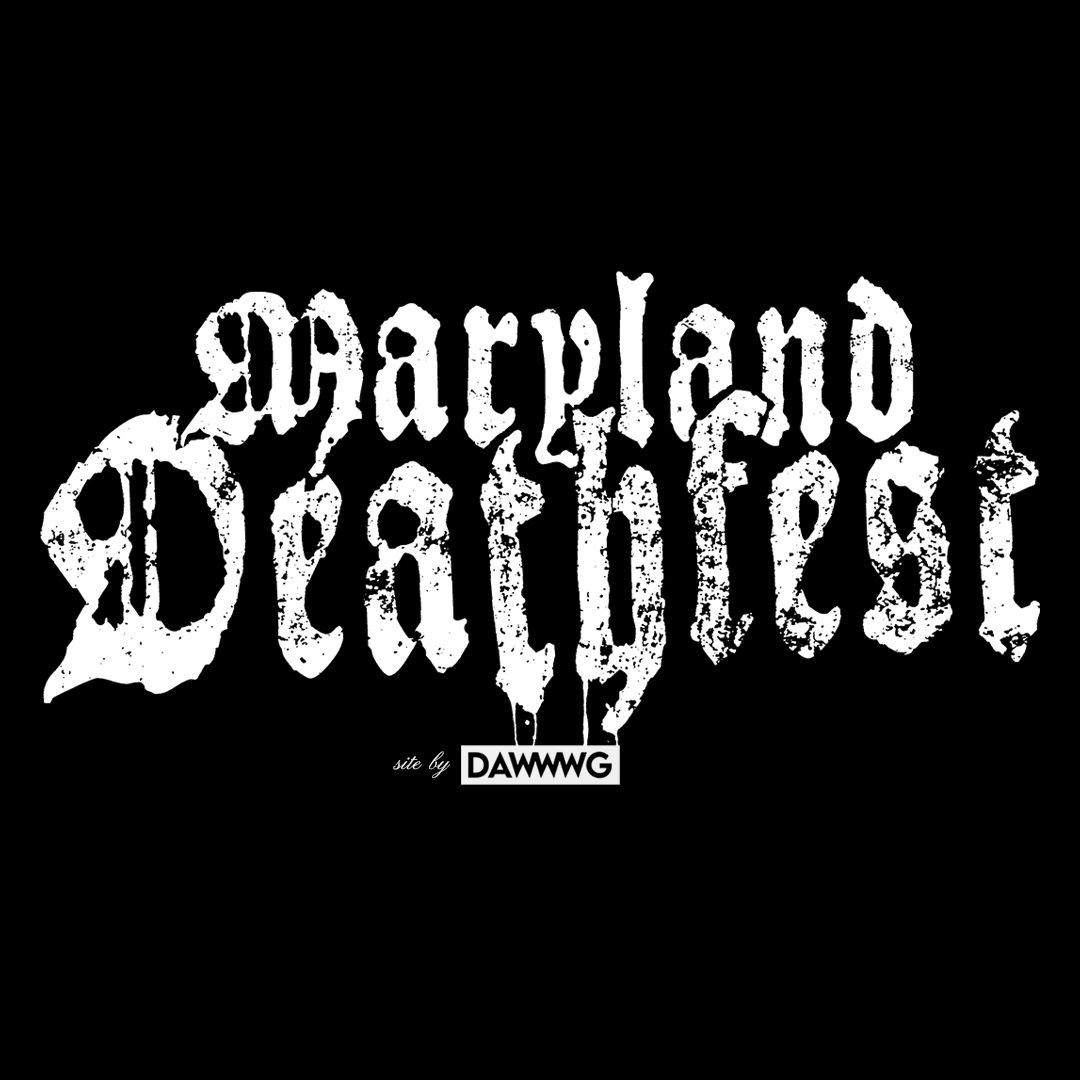 Maryland Deathfest, official poster and event artwork
