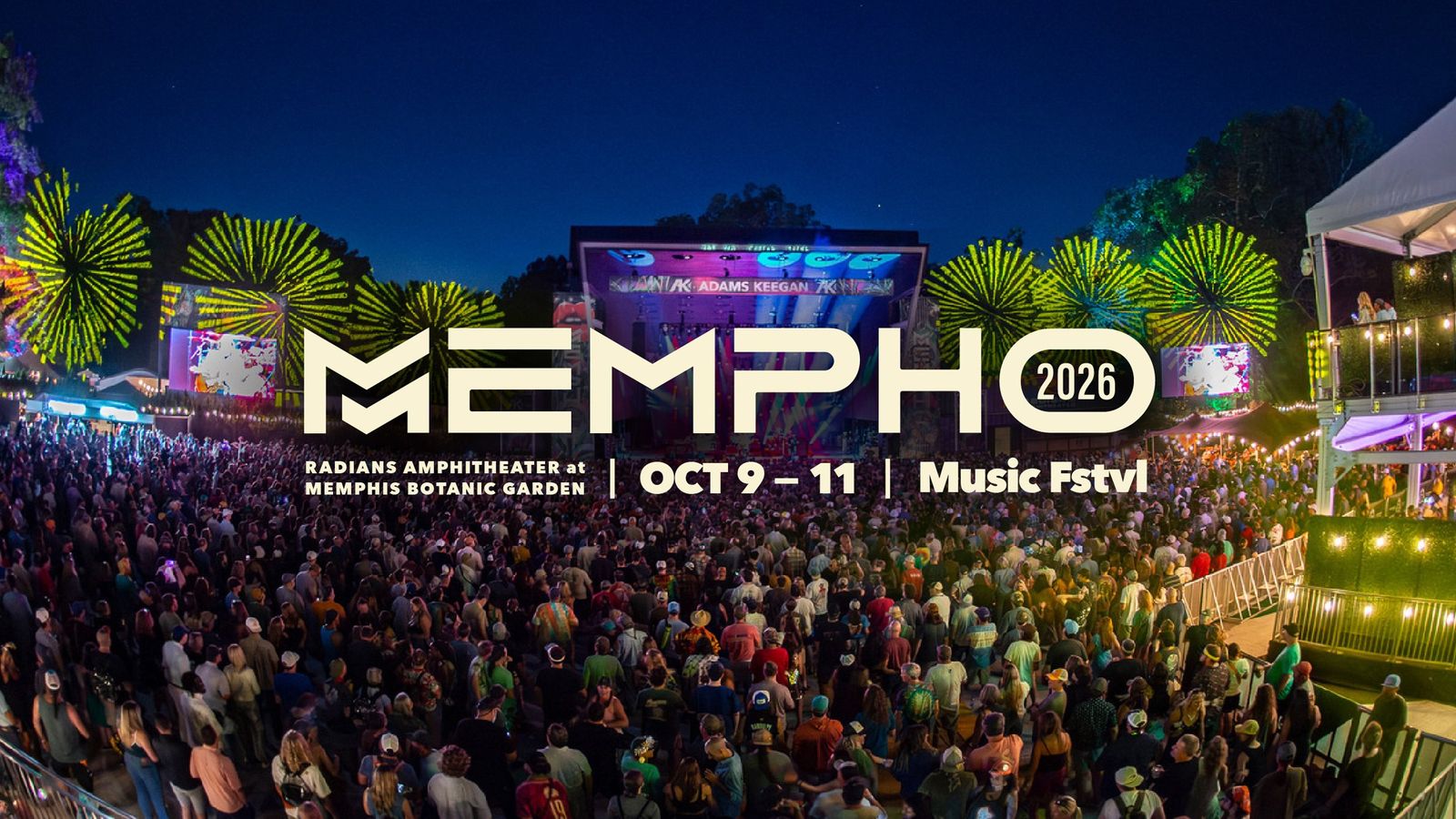 Mempho Music Festival, official poster and event artwork