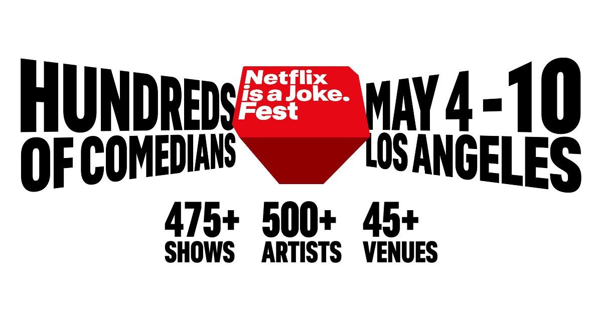 Netflix Is a Joke Fest — official poster and event artwork