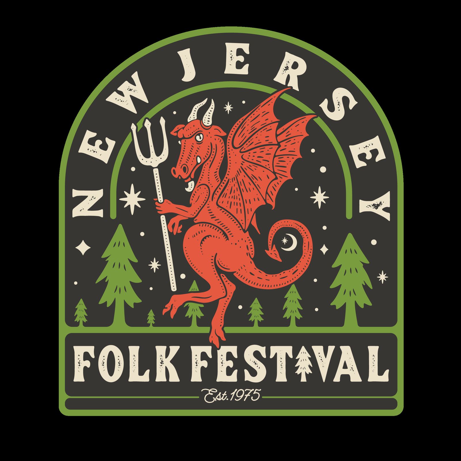 New Jersey Folk Festival, official poster and event artwork