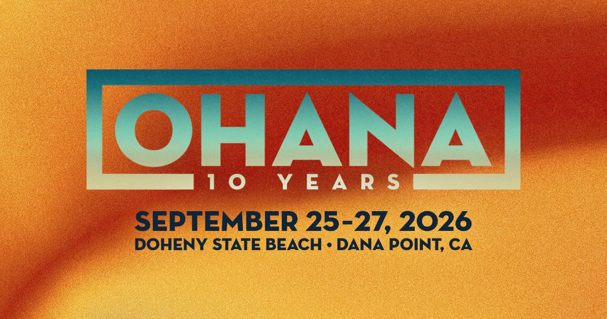 Ohana Festival, official poster and event artwork