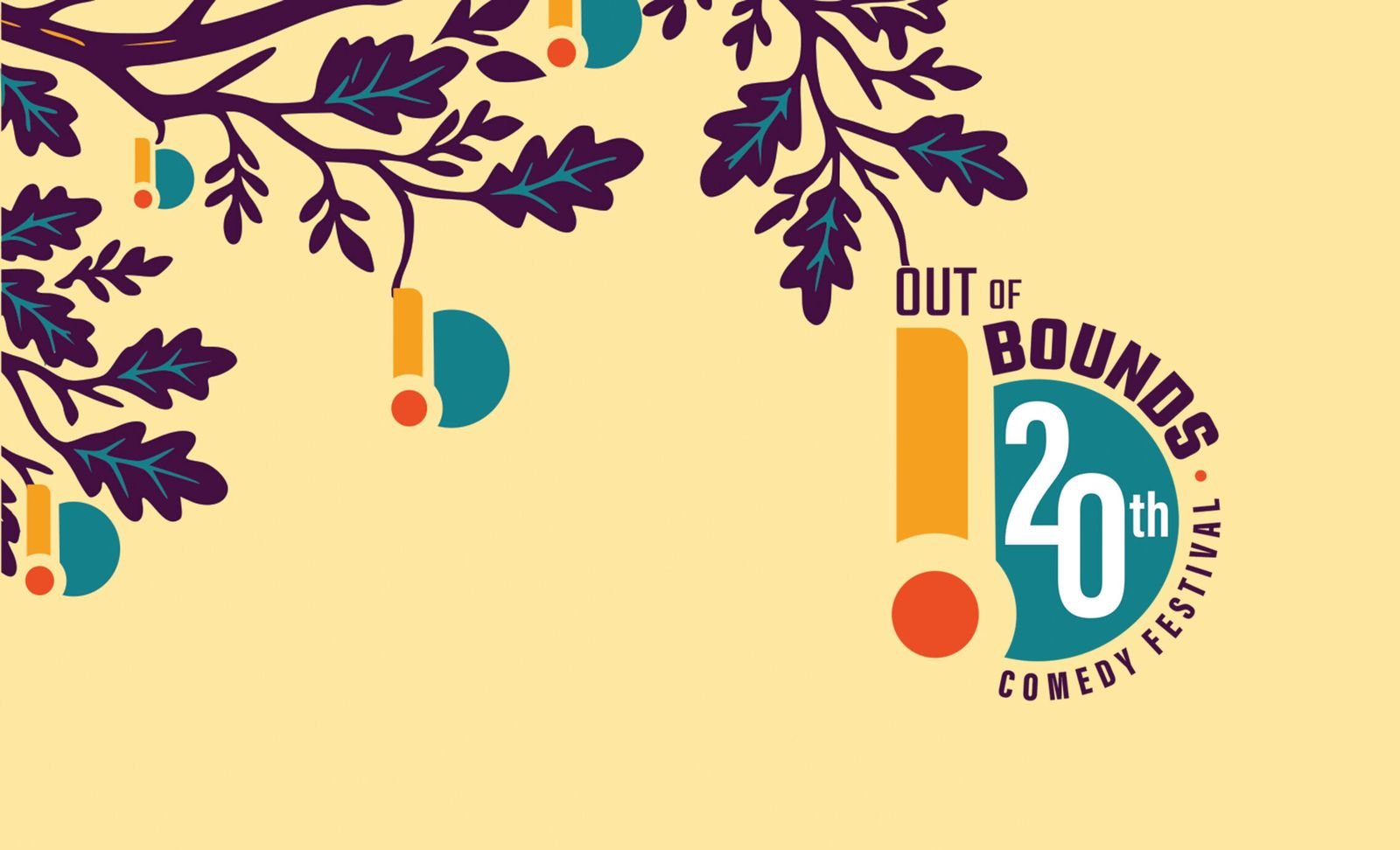 Out of Bounds Comedy Festival — official poster and event artwork