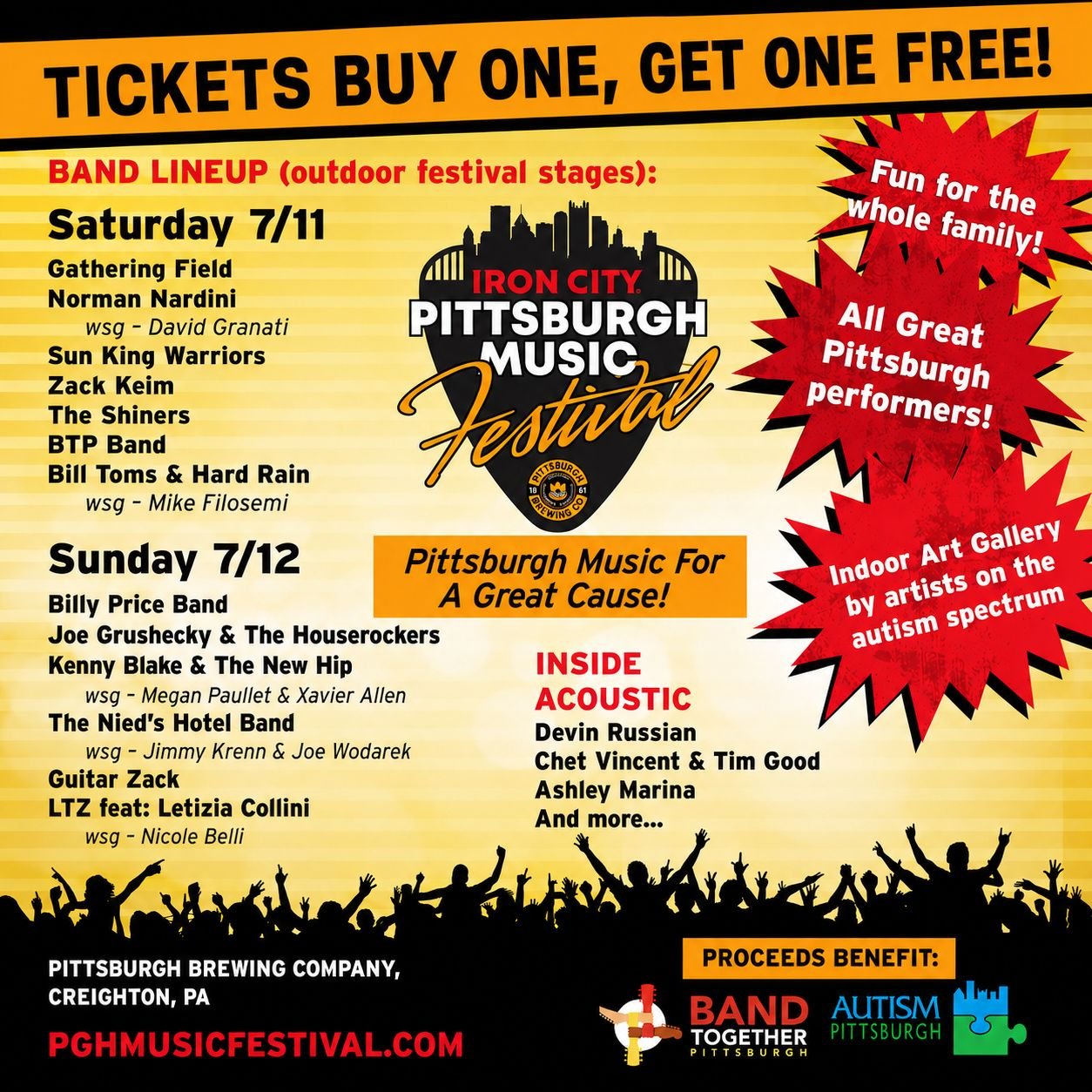 Pittsburgh Blues and Roots Festival — official poster and event artwork
