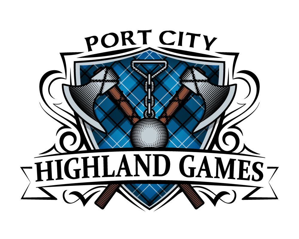 Port City Highland Games, official poster and event artwork
