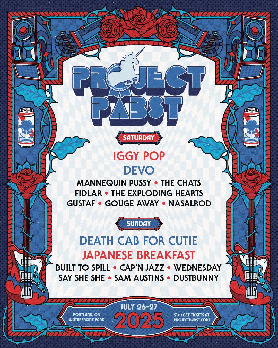 Project Pabst, official poster and event artwork