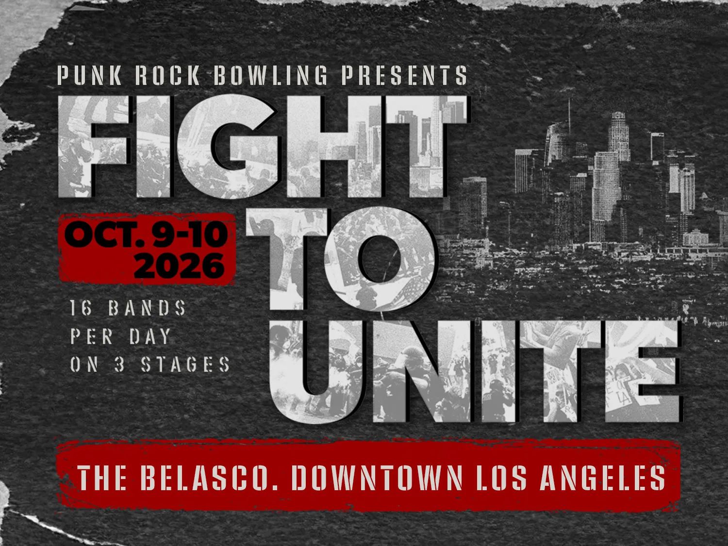Punk Rock Bowling & Music Festival, official poster and event artwork