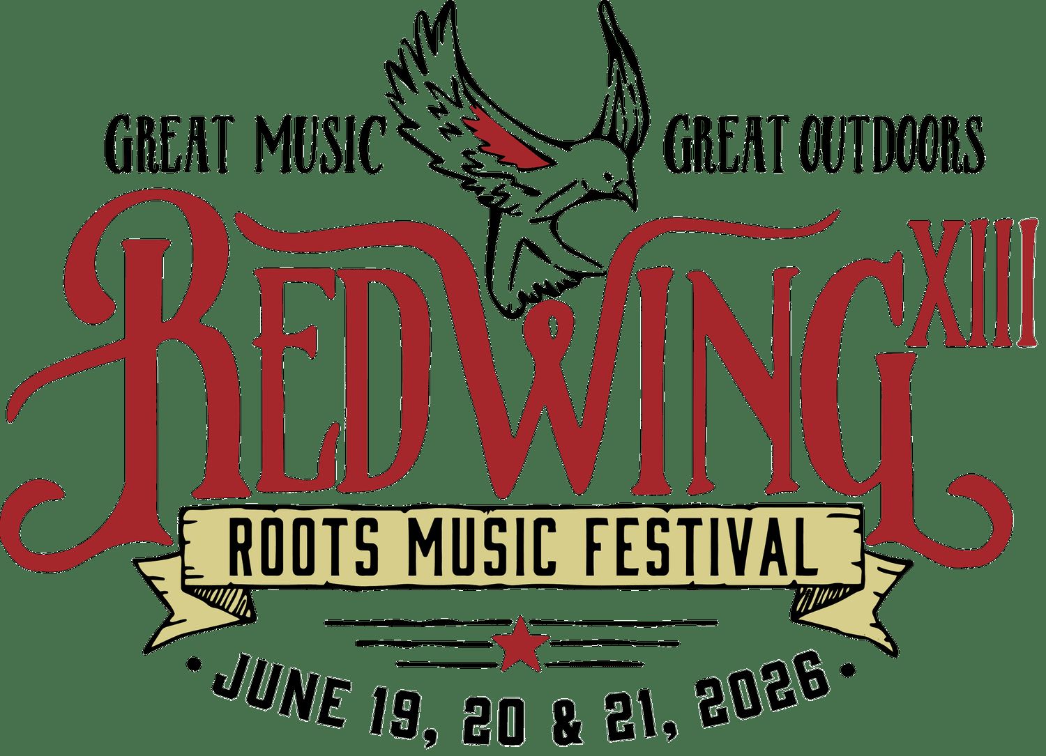 Red Wing Roots Music Festival, official poster and event artwork