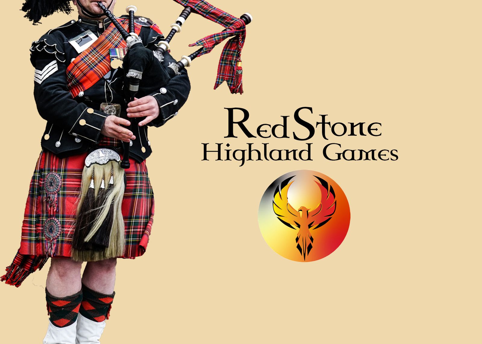 RedStone Highland Games & Festival, official poster and event artwork