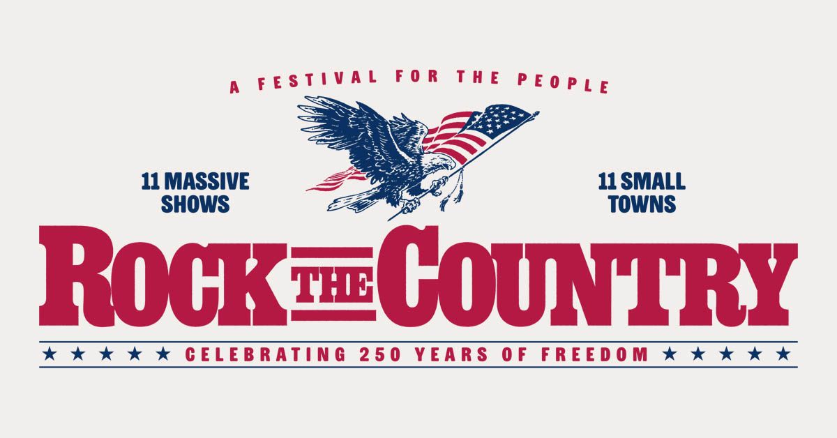 Rock The Country, official poster and event artwork