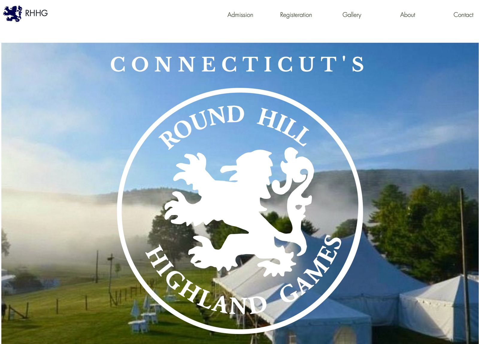 Round Hill Highland Games, official poster and event artwork