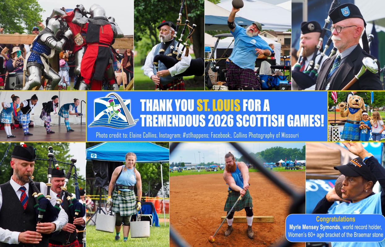 Saint Louis Scottish Games & Cultural Festival, official poster and event artwork