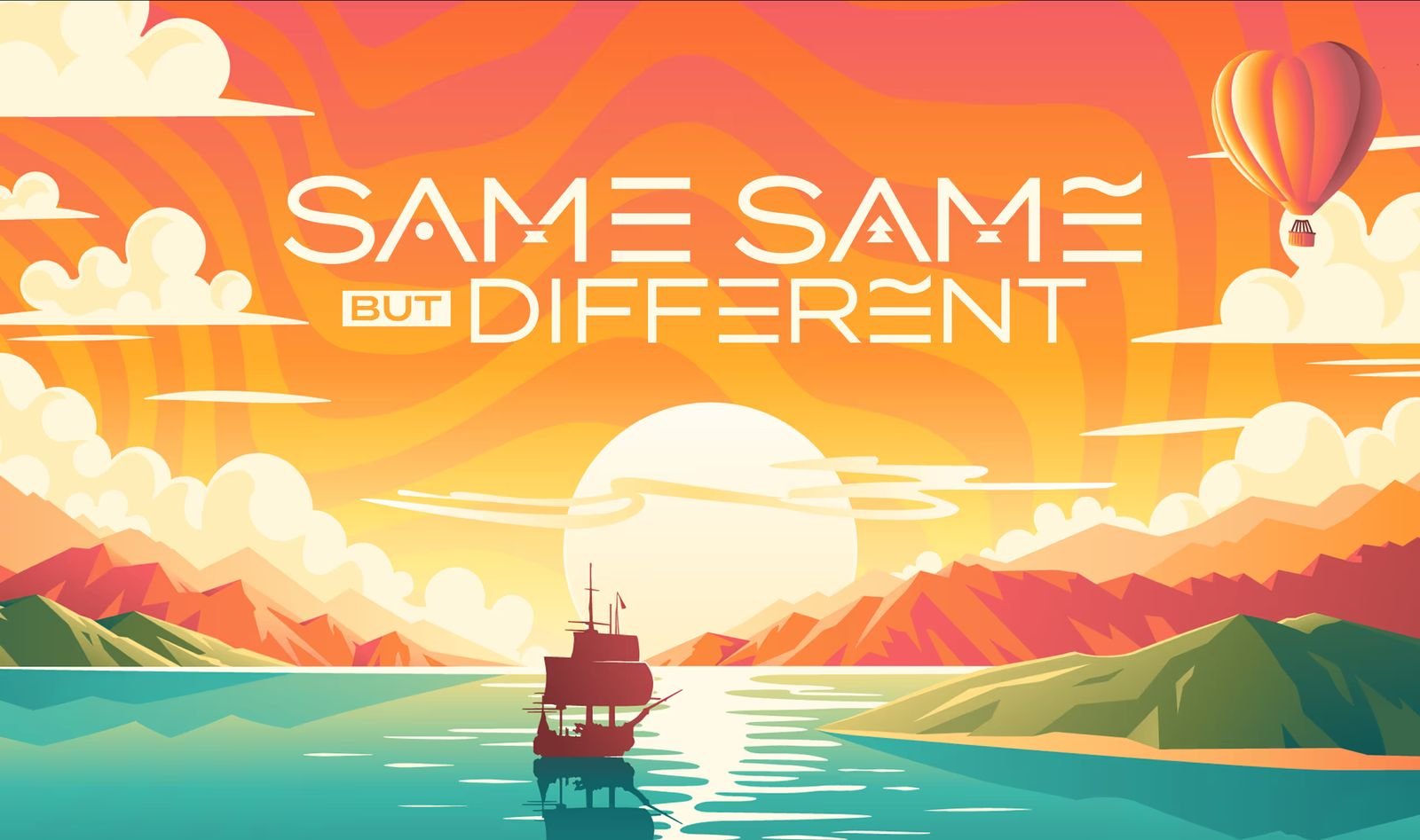 Same Same But Different — official poster and event artwork